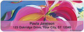 Artistic Blooms Address Labels