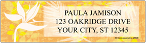 Island Tropics Address Labels