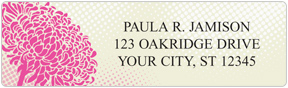 Botanical Address Labels