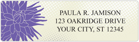 Botanical Address Labels
