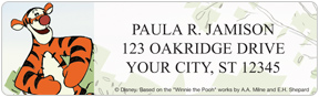 Winnie the Pooh Adventures Address Labels