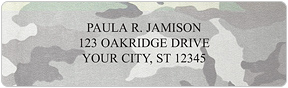 Camo Address Labels