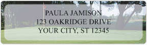 Golf Address Labels