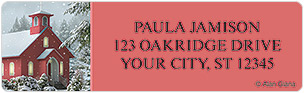 Country Churches Address Labels