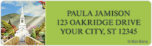 Country Churches Address Labels