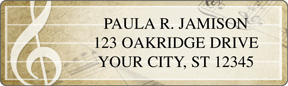 Melody Address Labels