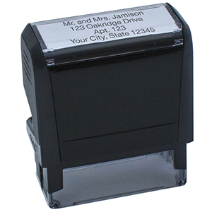 4 Line Custom Ink Stamp