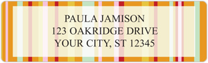 Sassy Stripes Address Labels