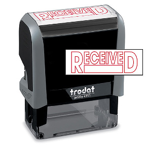 RECEIVED Stock Title Stamp
