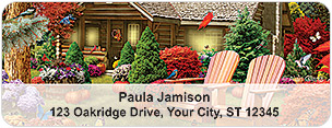 Log Cabins Address Labels