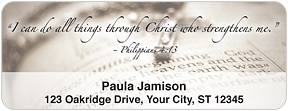 Bible Reflections Address Labels
