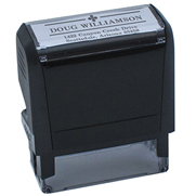 Clover 3 Line Customized Stamp
