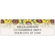 Sunflowers Address Labels